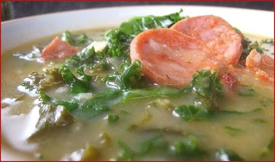 Caldo Verde à Brasileira