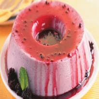 Flan de Amora e Leite Condensado