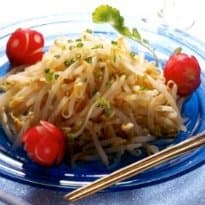 Salada de broto de feijão