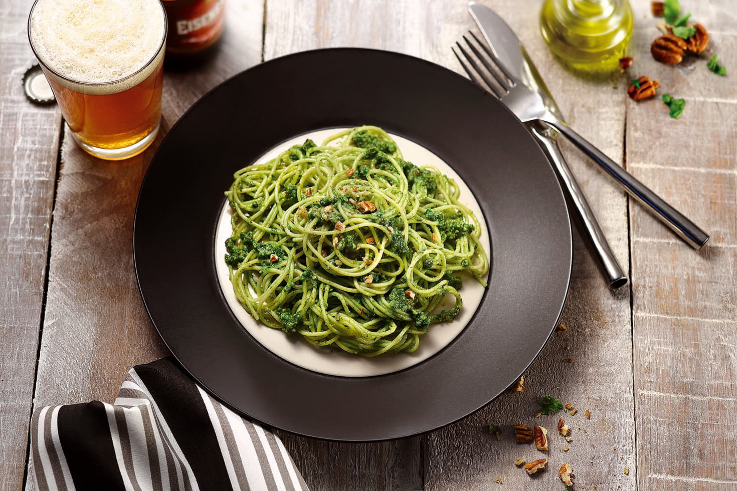 Capellini Grano Duro ao Pesto