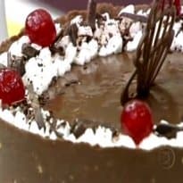 Torta de chocolate do Mais Você