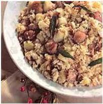 Farofa de Maçãs com Castanha Portuguesa