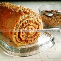 Rocambole de amendoim