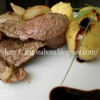 Carne com batatas provençal