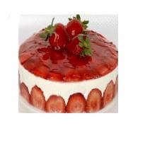 Bolo silvestre de morangos