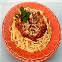 Macarrão à Bolonhesa e Legumes