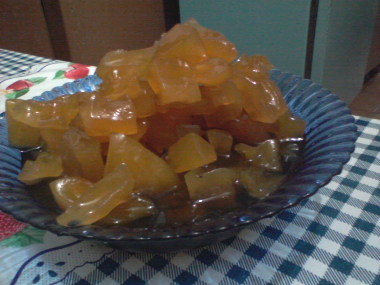 Doce de mamão com creme de leite