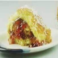 Rocambole de Coco com Doce de Leite