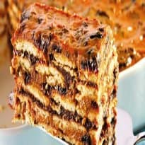 Pavê de Doce de Leite e Ameixa