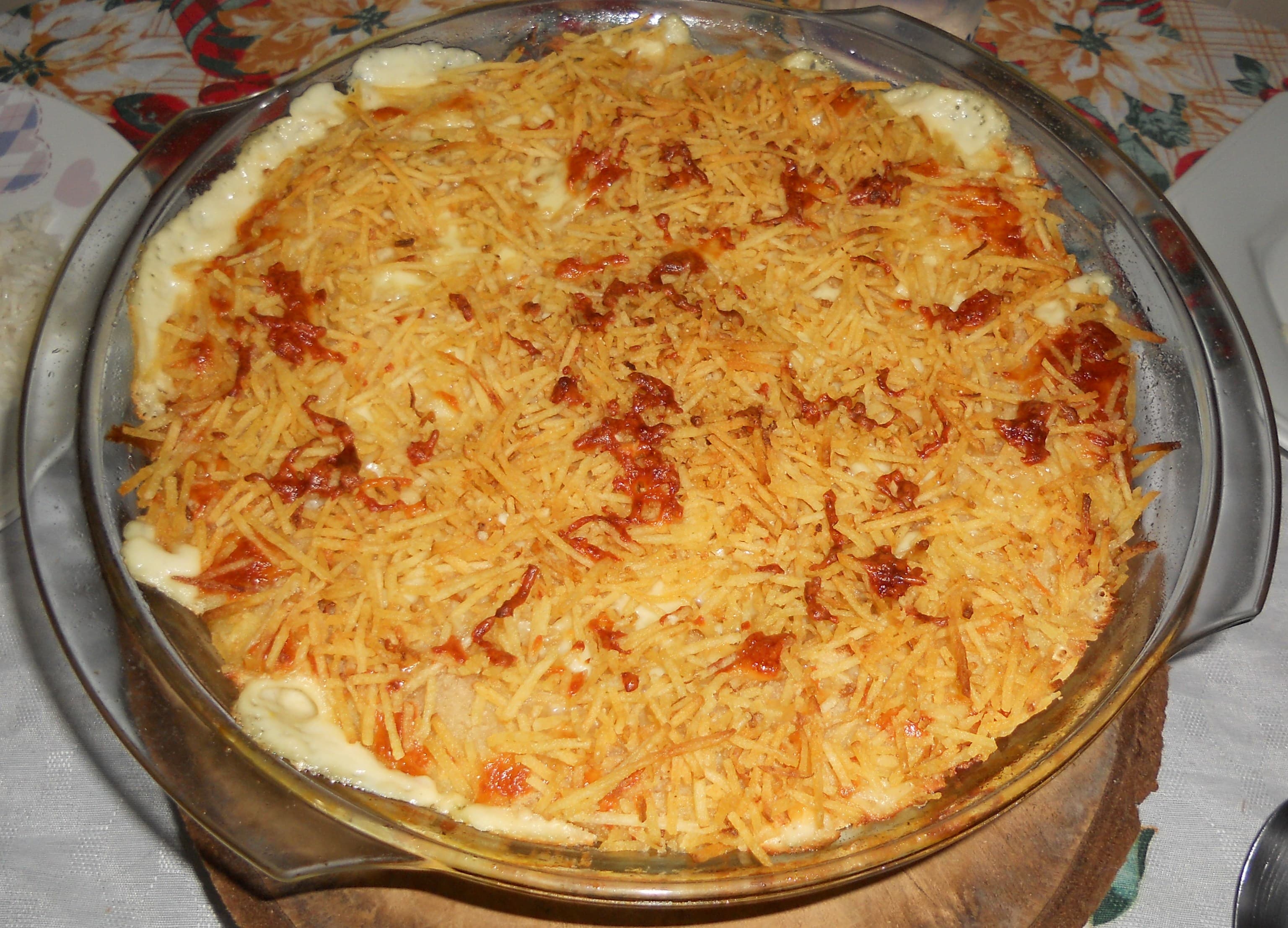 Escondidinho Aveludado com Creme de Milho