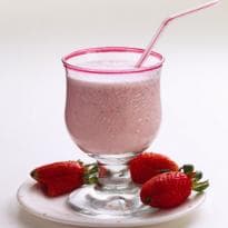 Refresco de Morango com Sorvete