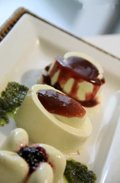 Mousse de Brie com Framboesa