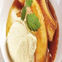 Sorvete com Banana Sauté