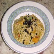 Risoto de Abóbora, Amêndoas e Trufas negras