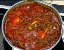 Carne de Panela com Molho