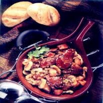 Fígados de Frango a Forestière