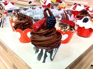 Cupcake de brigadeiro