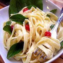 Macarrão com verduras