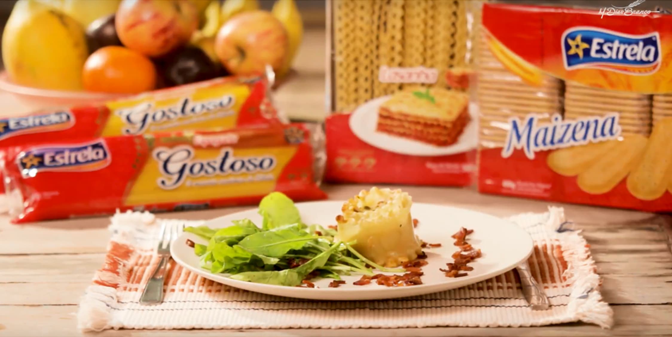 Mini Rolinhos de Lasanha