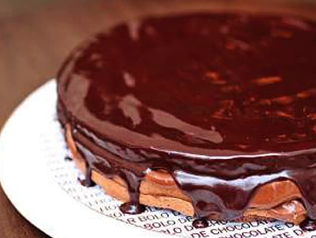 Bolo de Chocolate do Tempo da Vovó