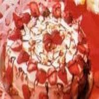 Bolo de Morango com gelatina