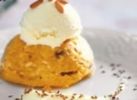 Polenta Doce com Passas e Queijo