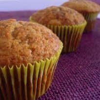 Muffins de banana com canela
