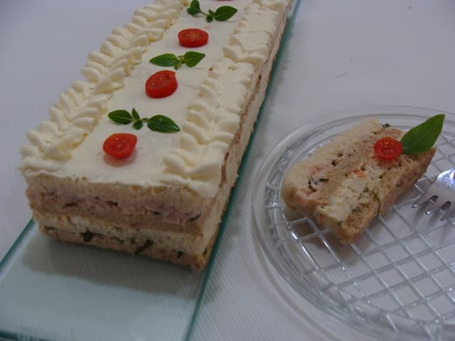 Torta fria de Natal