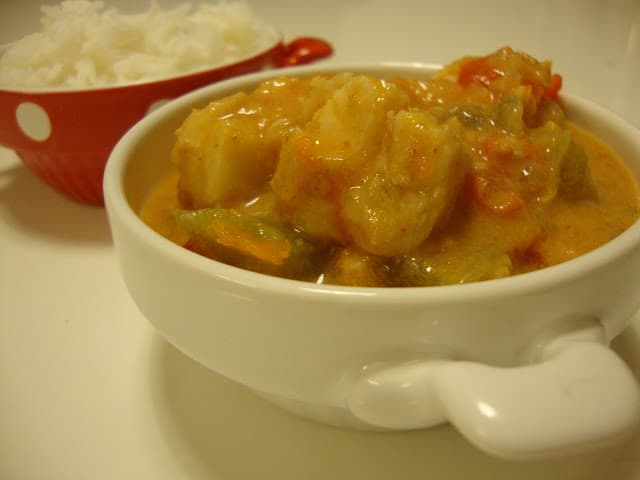 Peixe com Leite de Coco