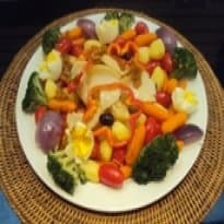 Bacalhau com Legumes do Edu Guedes