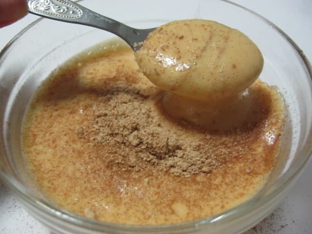 Baba de camelo suave com canela