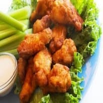 Asas de Frango Fritas