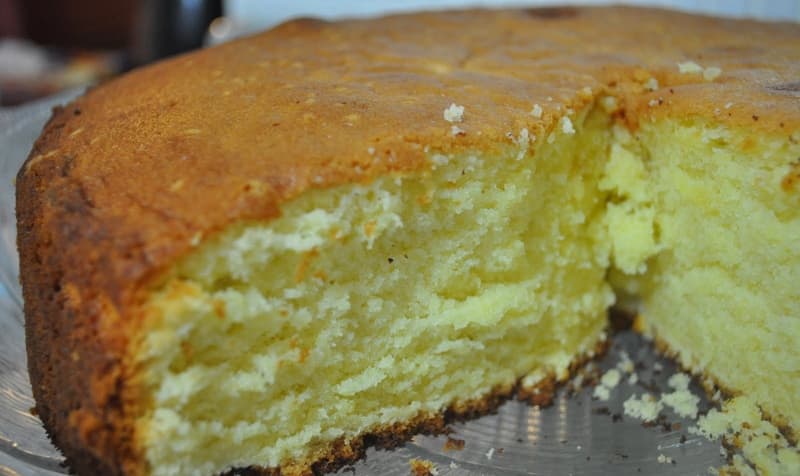Bolo de Baunilha