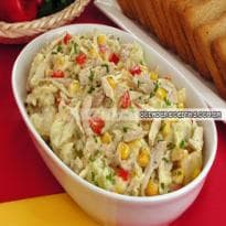 Salada de batata e frango