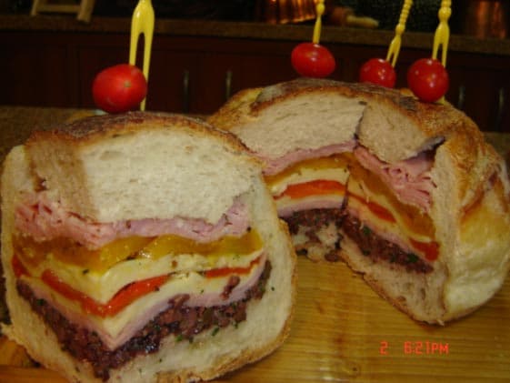 Sanduichão de pão italiano