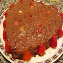 Bolo de Chocolate Recheado Diet