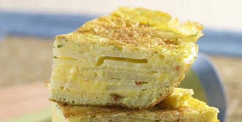 Fritada de Batata com Cebola