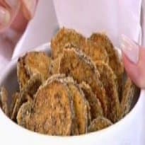 Chips de abobrinha ao forno