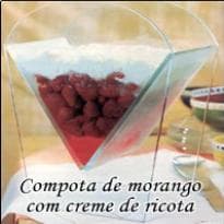 Compota de Morango com Creme de Ricota