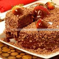 Bolo de Chocolate Elegante