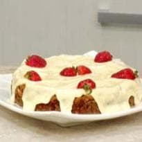 Torta de Morangos com Creme