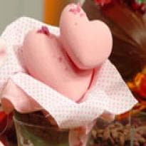 Coração Rosa Aveludado