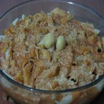 Macarrão cremoso com cogumelos