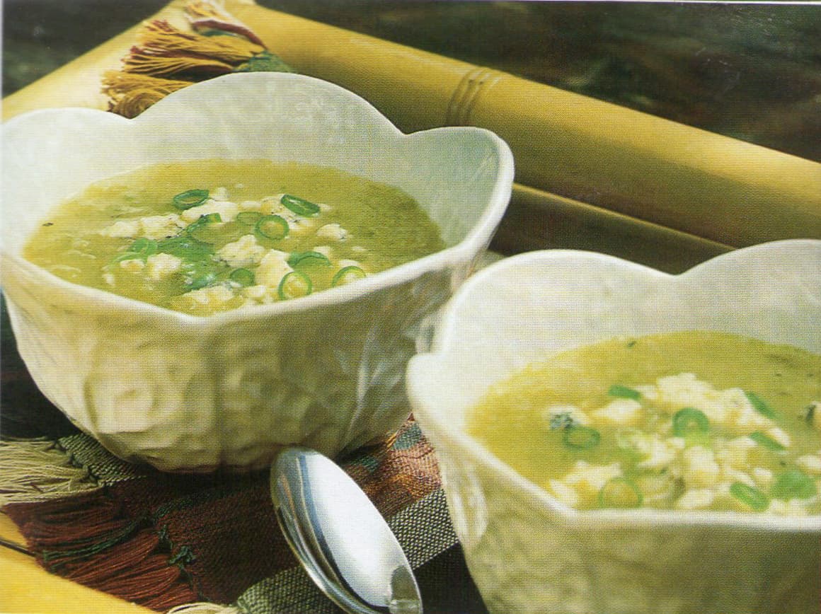 Sopa de  Salsão e Roquefort