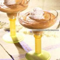 Creme de Chocolate com Banana e Chantilly