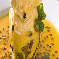 Sorvete Mesclado de Maracujá