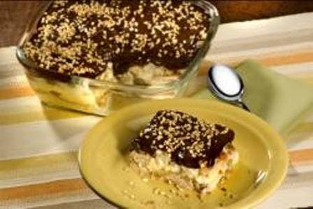 Pavê de Pera com Chocolate