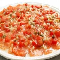 Salmão marinado ao vinagrete