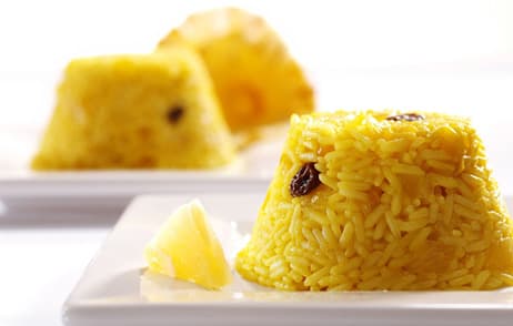 Arroz Pilaf com açafrão