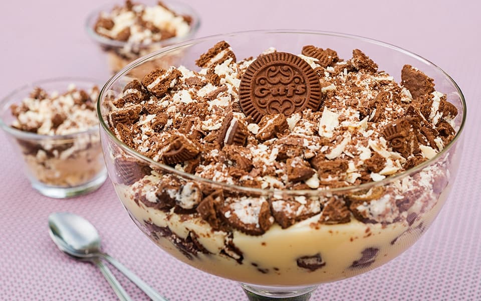 Pavê com Recheio de Flocos